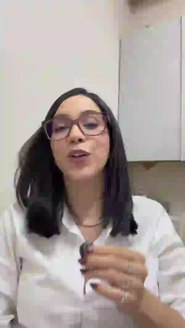 Frame real do vídeo de Anny Lourenço